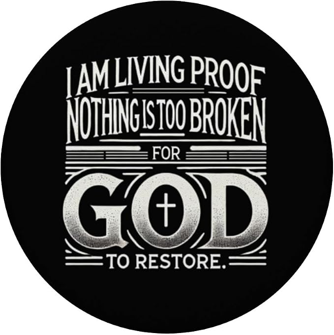 Inspirational Testimony Christian Religious Faith Phone Grip PopSockets PopWallet for MagSafe