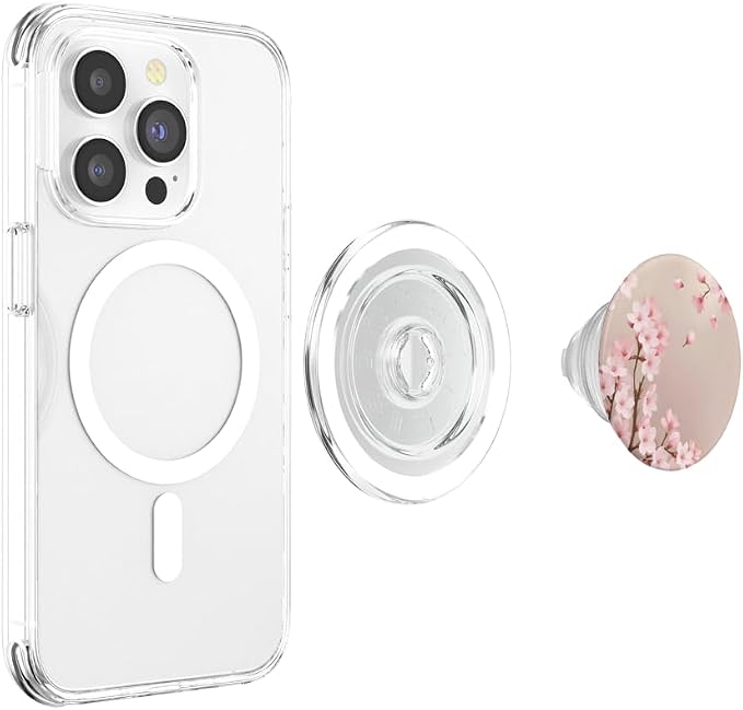 Sakura Pink Cherry Blossom Flowers PopSockets Adhesive PopGrip