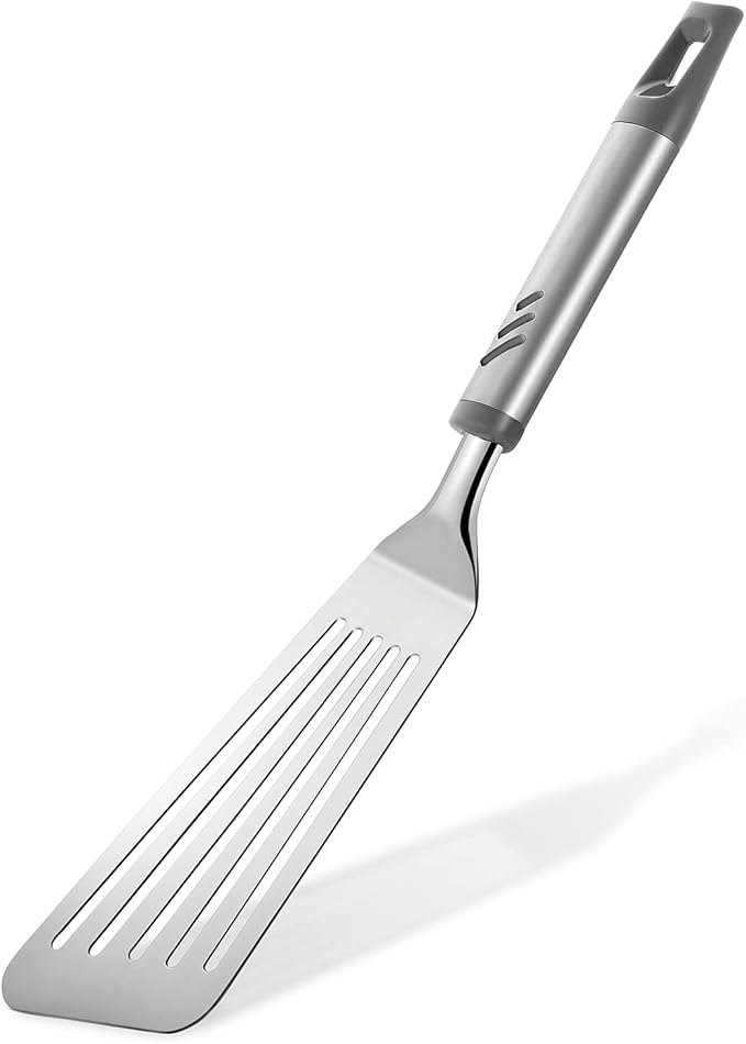 Lebabo Fish Spatula, Metal Slotted Turner for Cooking and Flipping