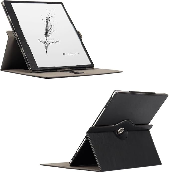 Case Compatible with Fro BOOX Note Max Tablet 13.3inch Tablet Case e-Book Folding Stand Protective Cover with Pencil Holder and Wrist Strap Full Protectio (Note Max/Tab X C/T13C 13.3 2024)