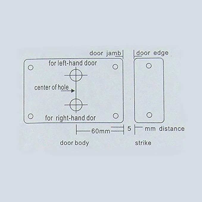 [Upgrade Version] AMOCAM Electric Electronic Door Lock 6pcs Computerized Doted Keys DC 12V Stainless Steel E-lock Support Wooden Glass Metal Door for Video Door Phone Doorbell Intercom Access Control