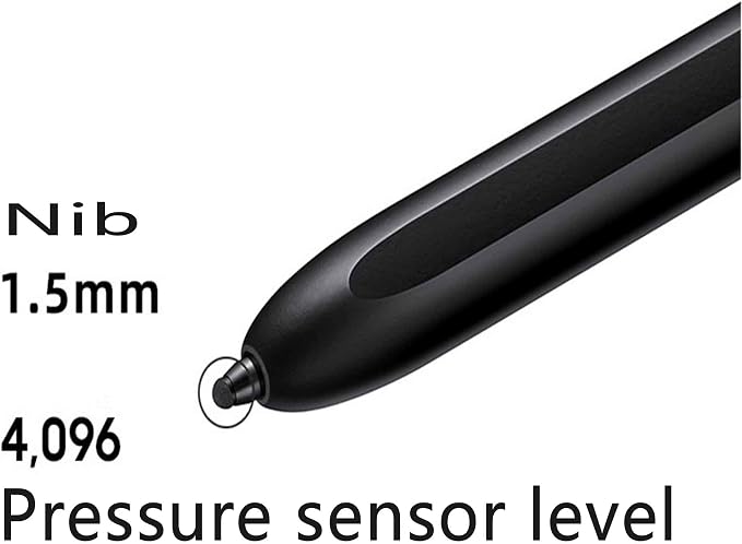 Galaxy Z Fold 4/3/5 S Pen Fold Edition for Samsung Galaxy Z Fold 3/4/5 Stylus PenEJ-PF946BBEGUSwith Replacement Tips/Nibs(Black)