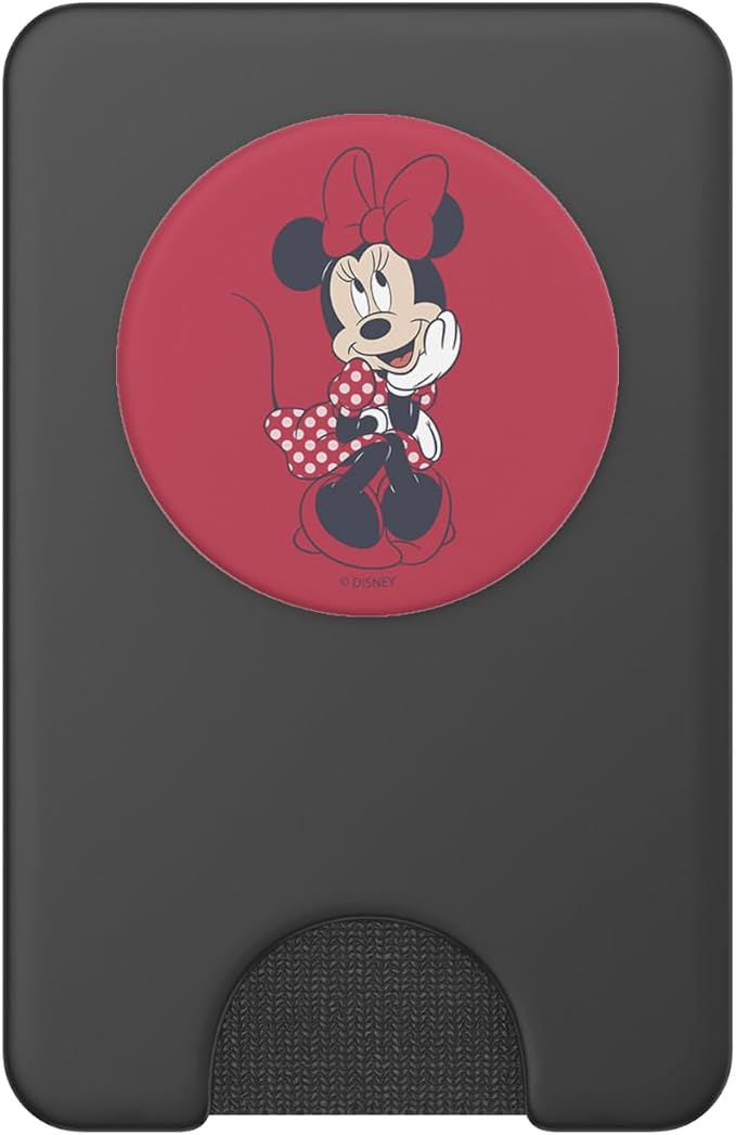 Disney Mickey and Friends Minnie Mouse Red Polka Dot Dress PopSockets Adhesive PopGrip