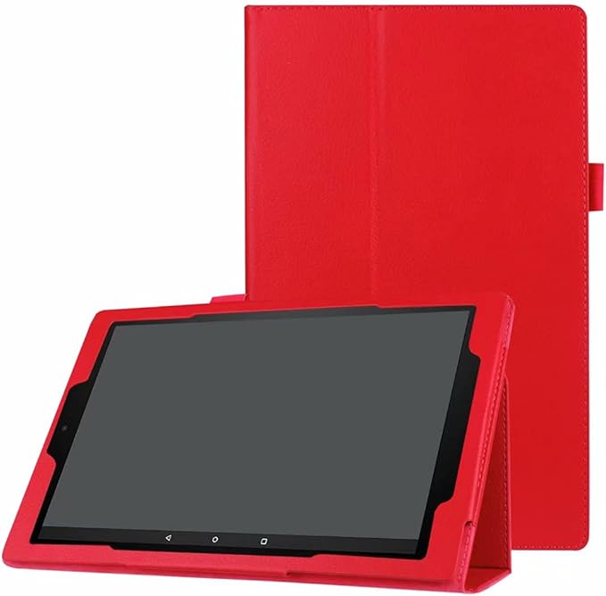 Tablet Cover for Amazon Kindle Fire HD10 7th 9th Generation(2017/2019 Release) Ultra Slim Folio Stand Lightweight Leather Case for Kindle Fire HD 10 7th 9th Gen 10.1 (KST-Dark Blue)