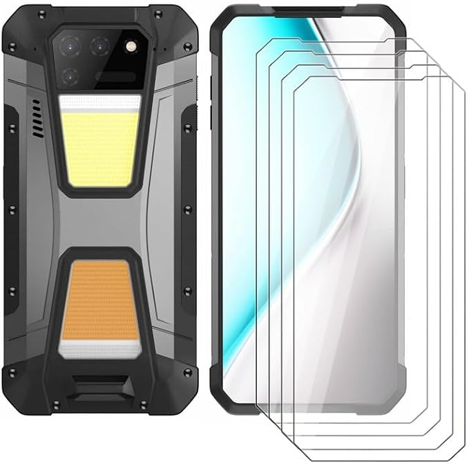 Screen Protector for Unihertz 8849 Tank 3 (6.79)(4 Pack) 9H Hardness Tempered Glass HD Anti-Scratch Anti-Fingerprint Film Protective for Unihertz 8849 Tank 3