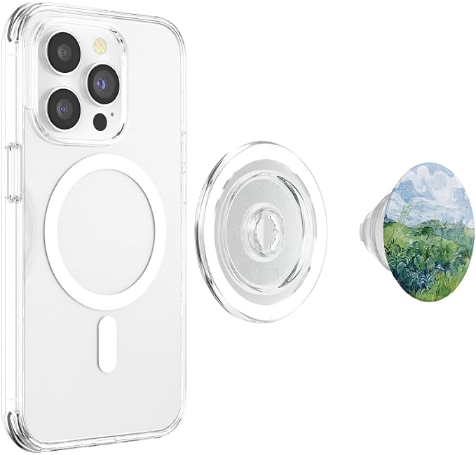 Van Gogh Green Wheat Fields Modern Art Painting Phone Cover PopSockets Adhesive PopGrip