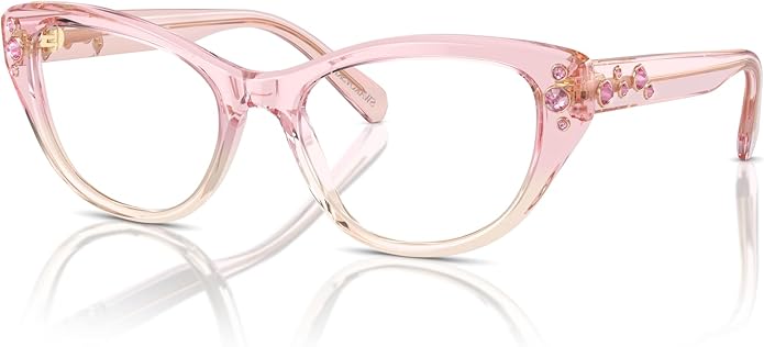Swarovski womens Sk2023 Cat Eye Prescription Eyewear Frames