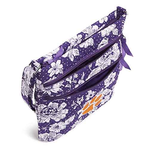 Cotton Collegiate Triple Zip Hipster Crossbody Purse (Multiple Teams Available)