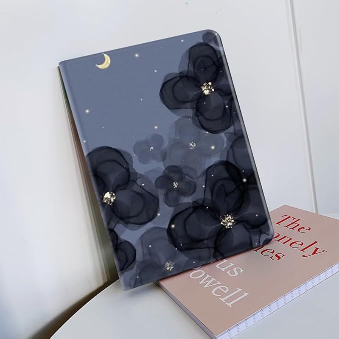 Flower Case for Xiaomi Redmi Pad 2 11 Case Flower Pattern Cute Floral Illustrated Printed Cover with Pencil HolderColor 5