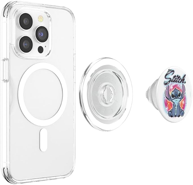 Disney Lilo &amp Stitch Airbrush Portrait PopSockets Adhesive PopGrip