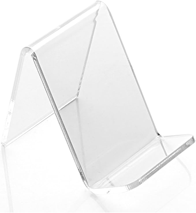5 Pack Clear Show Rack Display Holder Mount Stand for Mobile Cell Phone iPhone Display Stands