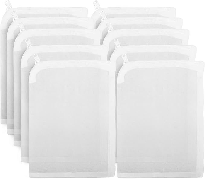 Segarty Aquarium Filter Bags High Flow, 10 Pack 0.15mm Mesh Bag 7.7 x 6 Inch