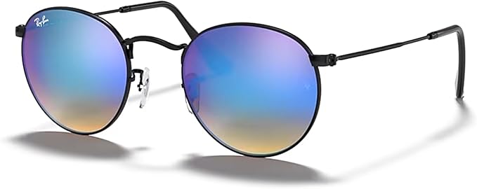 Ray-Ban RB3447 ROUND METAL Sunglasses For Men +BUNDLE with ACCESSORY EYEWEAR KIT