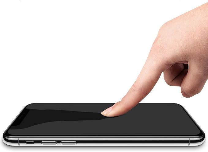 Zizo Full Glass Compatible with iPhone X Tempered Glass Screen Protector 9H Hardness - iPhone Xs Tempered Glass Screen Protector