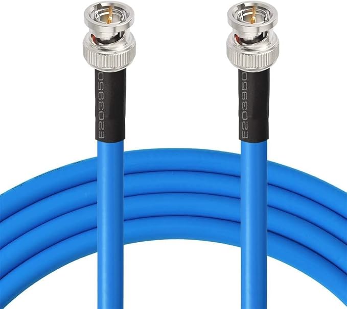 Superbat SDI Cable BNC Cable 3G/6G/12G (Belden 1694A)，1-300FT, Supports HD-SDI/3G-SDI/4K/8K Video, Precision SDI Video Camera Wire (1Pcs)