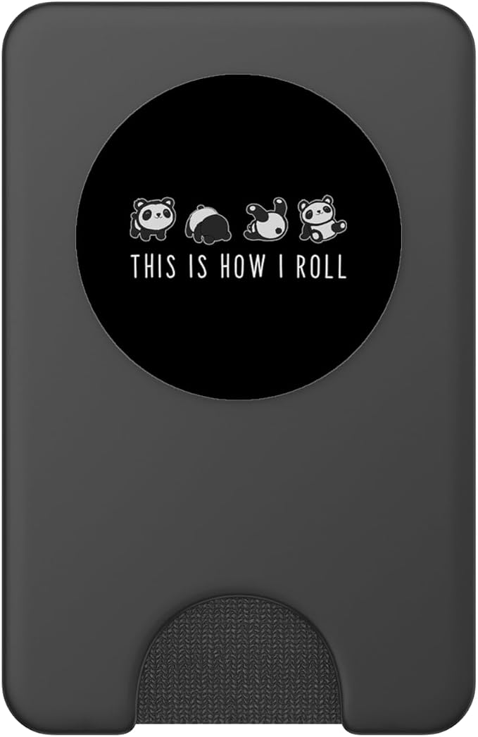 Cute Panda - This is How I Roll PopSockets Adhesive PopGrip