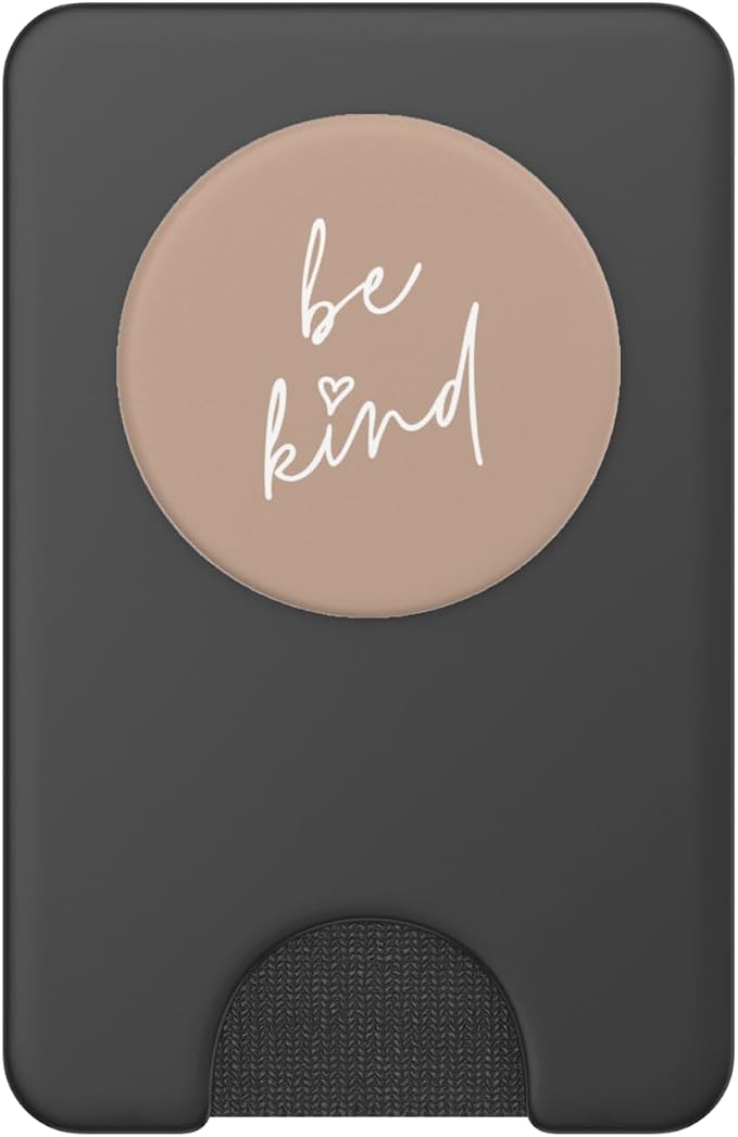 Be Kind - Cute Positive Inspirational Saying (Sand Beige) PopSockets Adhesive PopGrip
