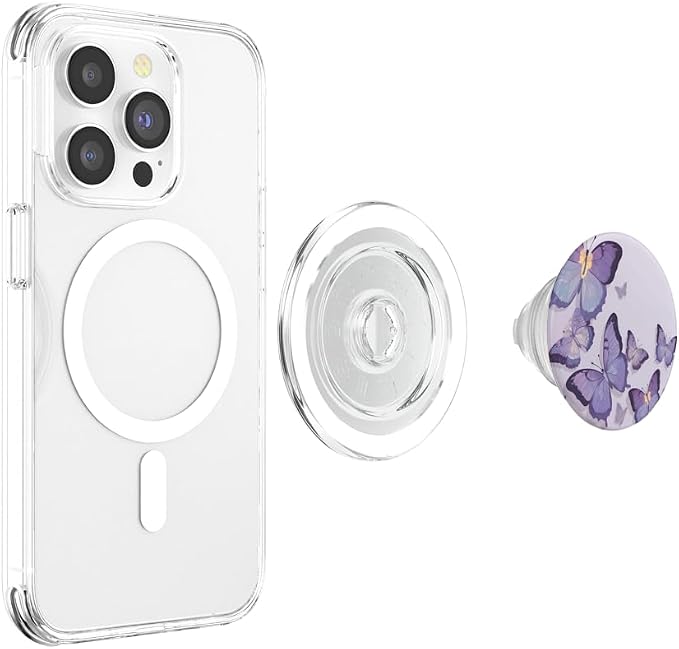 Alluring Butterfly Purple Butterflies PopSockets Adhesive PopGrip