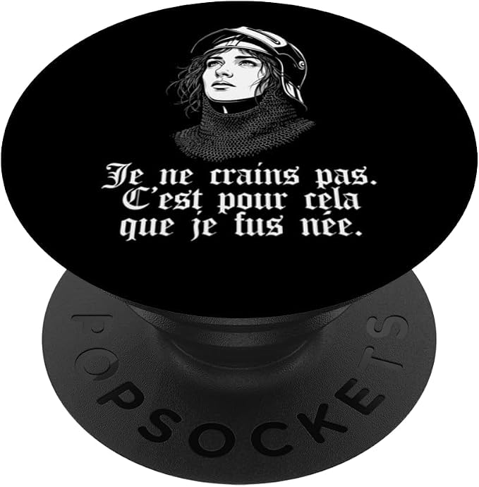 Joan of Arc Armor I Am Not Afraid I was Born for This French PopSockets PopWallet for MagSafe