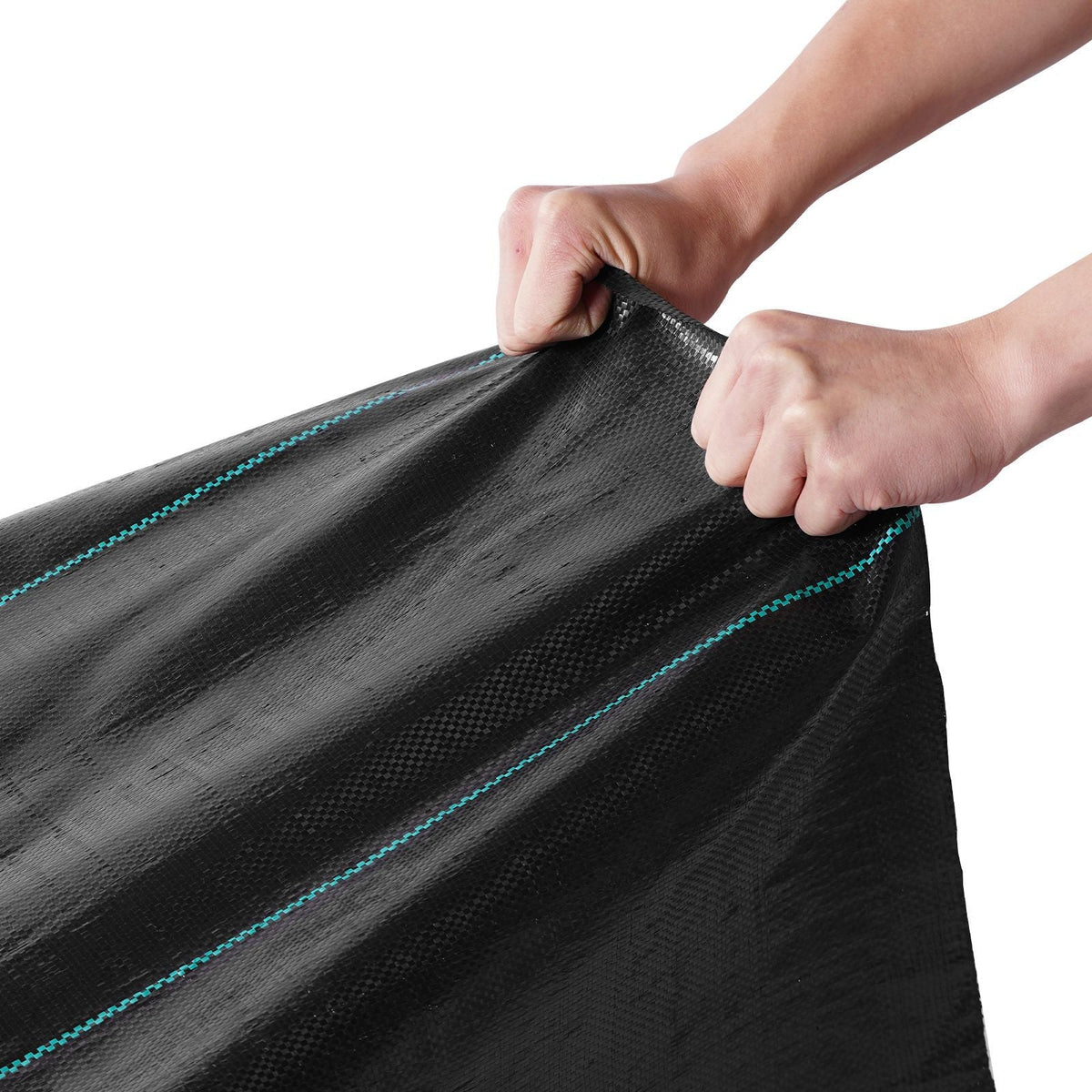 5FTx250FT Premium Heavy Duty Weed Barrier Landscape Fabric, 5OZ Woven Geotextile Fabric Under Gravel, High Permeability for Weed Blocker Weed Mat, Driveway Fabric, Weed Control Garden Cloth