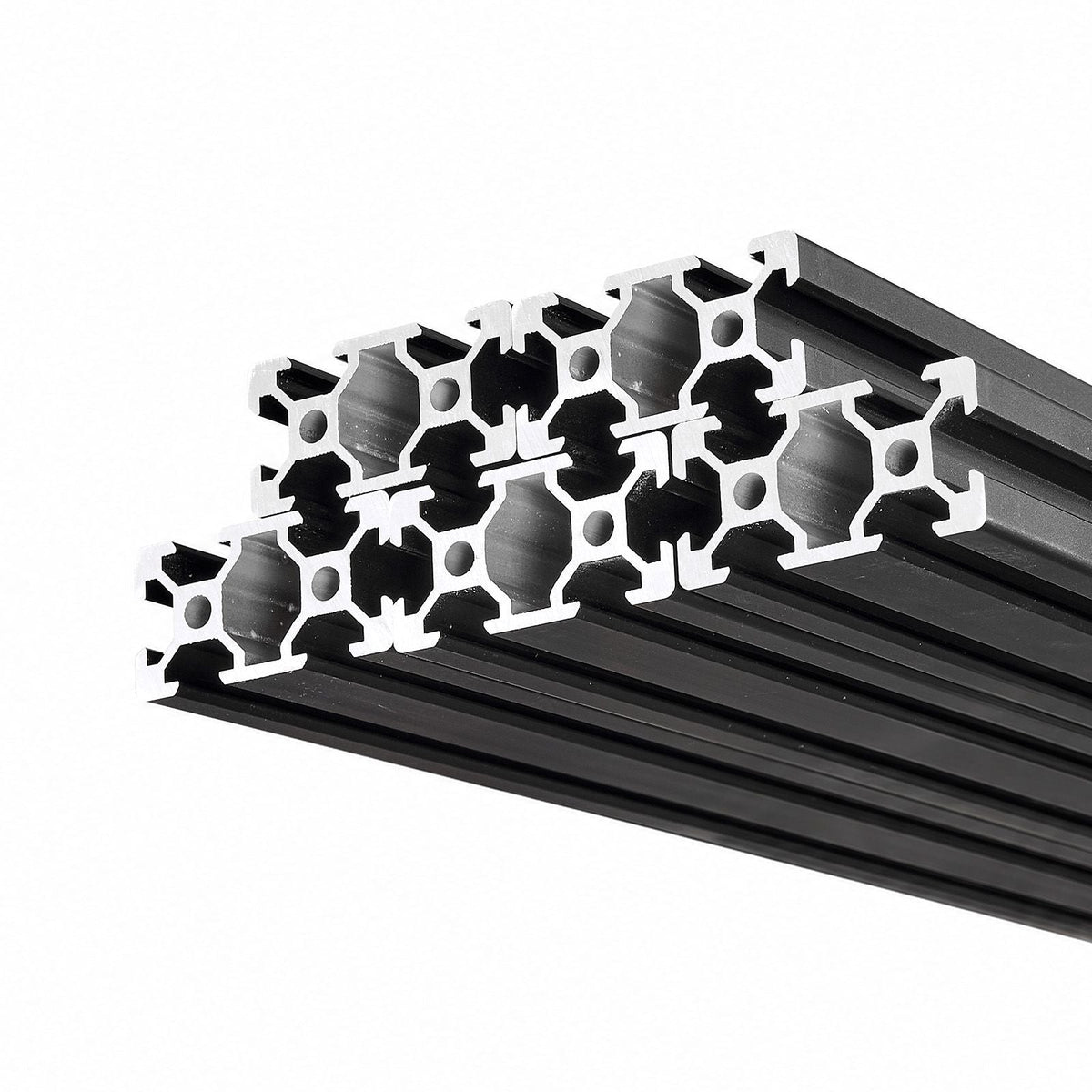 5PCS 2040 Aluminum Extrusion Profile, 78.74 Inch 2000 mm, V Slot European Standard Anodized Linear Rail, High-Strength Extruded Aluminum Rail, for 3D Printer Parts and CNC DIY Workbench, Black