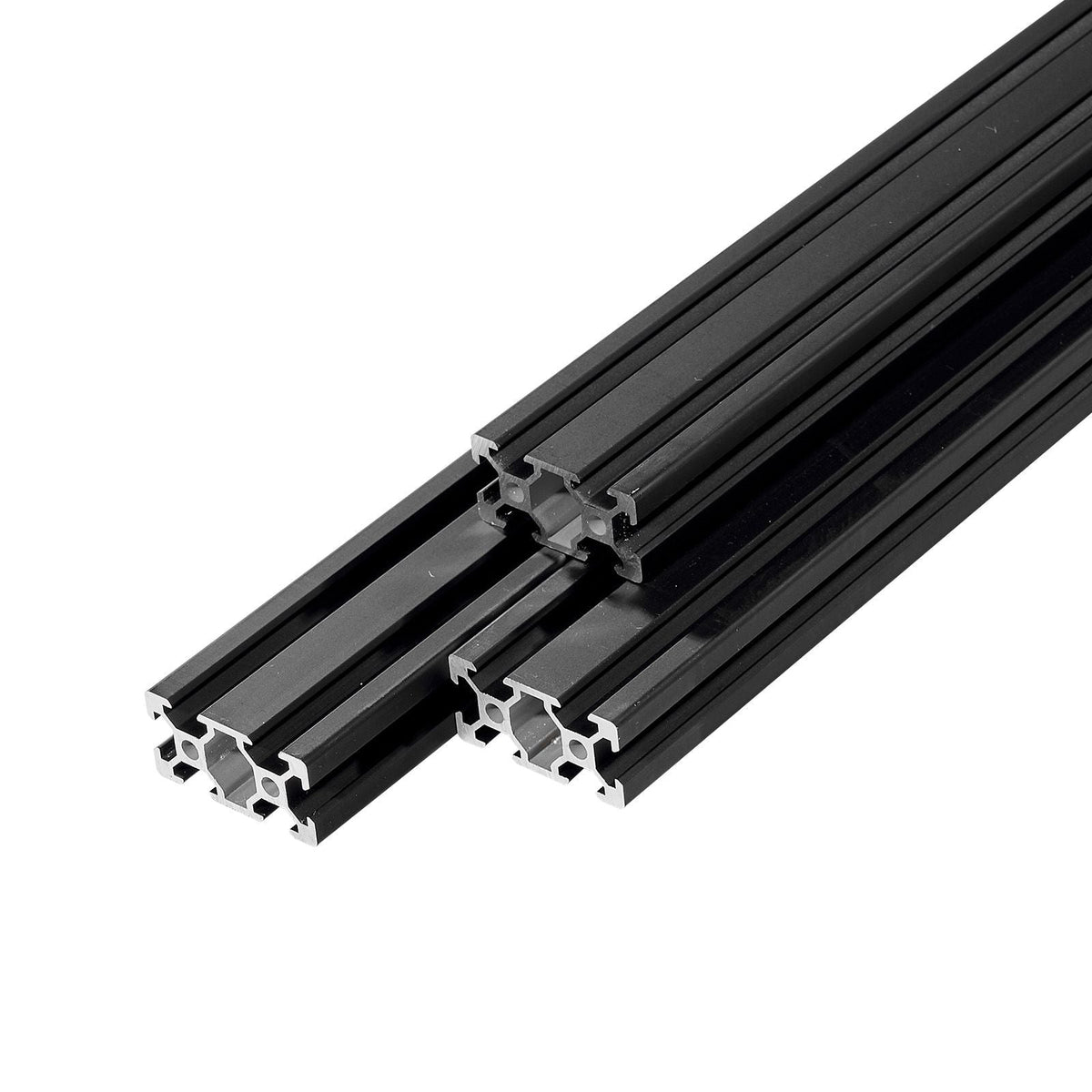 5PCS 2040 Aluminum Extrusion Profile, 78.74 Inch 2000 mm, V Slot European Standard Anodized Linear Rail, High-Strength Extruded Aluminum Rail, for 3D Printer Parts and CNC DIY Workbench, Black