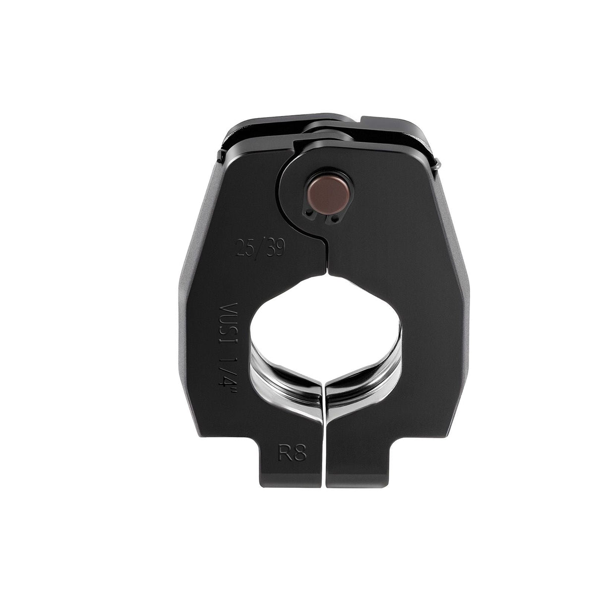 5PCS VUS Pressing Kit, 4PCS Press Rings (1/2", 3/4", 1", 1-1/4") & R8 Actuator - Compatible with ProPress Copper Pipes, Work with 24KN Compact Press Tools for 180° Operation