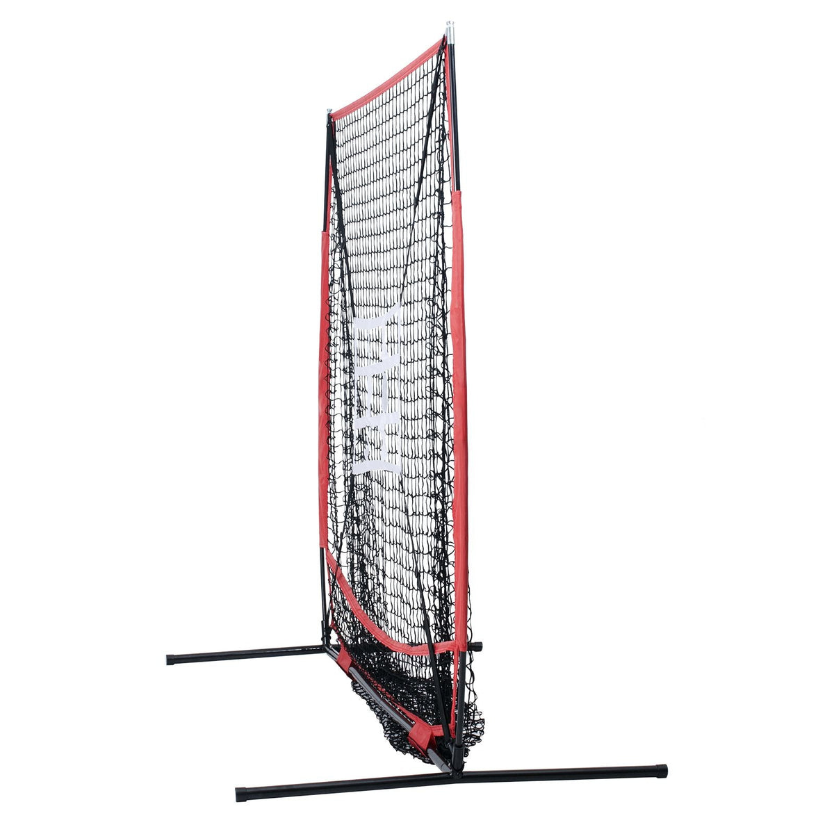 5x5 ft Baseball Softball Practice Net, Portable Baseball Training Net for Hitting Batting Catching Pitching, Backstop Baseball Equipment with Bow Frame, Carry Bag, Strike Zone, Ball, Batting Tee