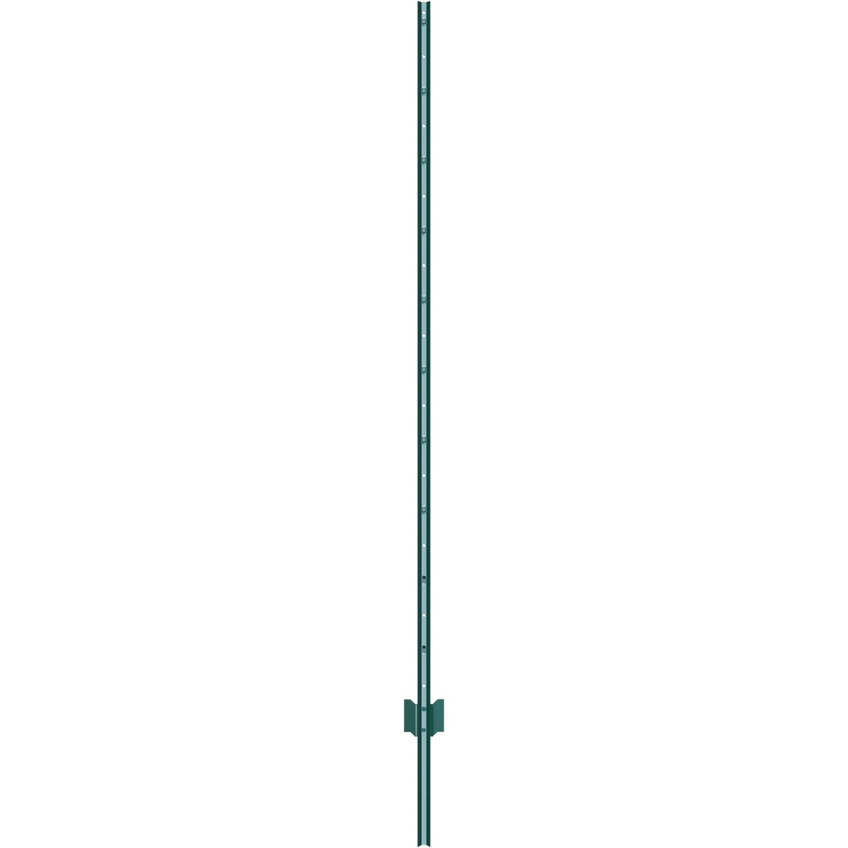 6 Feet Fence Post, 6 Pack U-Channel Heavy Duty Metal Fence Posts, Sturdy Steel Fence Stakes for Garden Yard, Lawn, Farms and Outdoor Wire Fencing, Green
