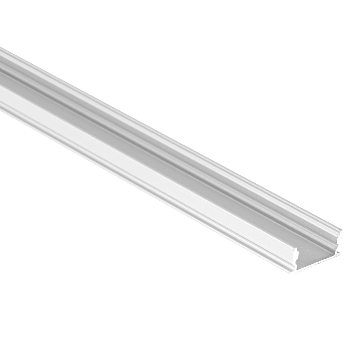 6-Pack 3.3 ft/1M U Shape LED Aluminum Channel, with Milky Cover, End Caps and Mounting Clips, Aluminum Profile for LED Strip Light Installations, Easy Installation, for Under Cabinet Counter