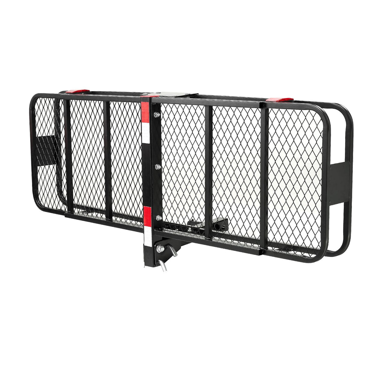 60" x 20" x 6", Hitch Cargo Carrier, 500 lbs Capacity Hitch Cargo Carrier with Cargo Net & Waterproof Cargo Bag, Folding Hitch Mount Cargo Carrier with Hitch Lock for 2" Receiver, Fit for SUVs