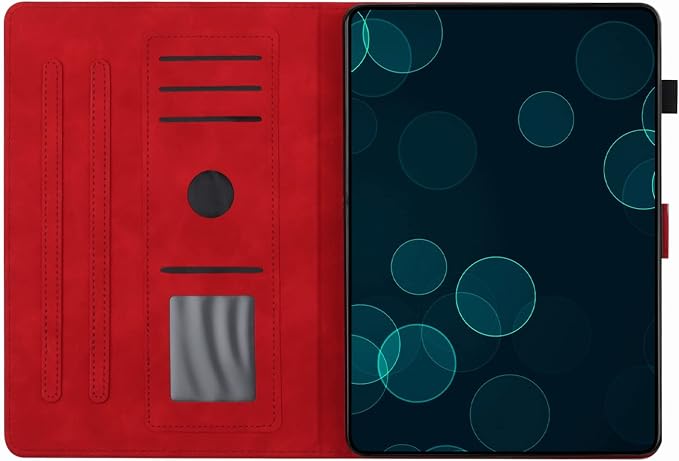 Case for iPad A16 11th Gen 11/10th Gen 10.9 2025/2022Notebook | Black PrintSlim Durable Foldable Stand PU Leather Pencil Holder Card Slot Auto Wake，Auto Sleep
