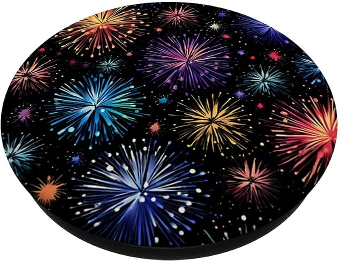 Colorful Firework PopSockets PopGrip for MagSafe