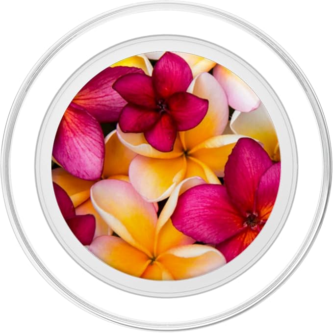 Plumeria Flower Pretty Garden Hawaii Pop Socket Phone Holder PopSockets Adhesive PopGrip
