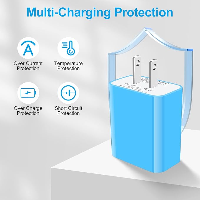 Android Phone Fast ChargerQuick3.0 USB Fast Wall Charger Plug Micro USB Cable 6FT Compatible for Samsung Galaxy J3 J5 J7 J8 S7 S6 A10 A02 A6 A01 LG Stylo 2 3 Plus Moto G/X/E E4 E5 E6s E7 G5 Plus