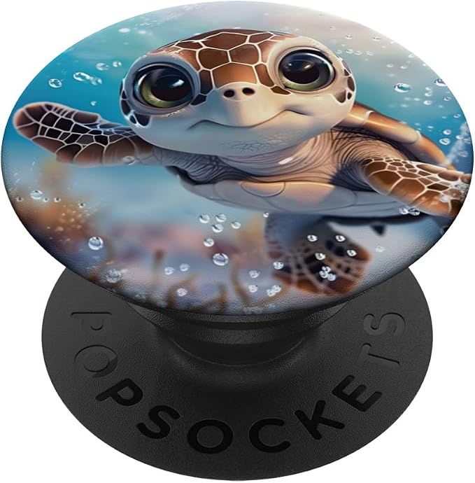Baby Sea Turtle PopSockets PopGrip for MagSafe