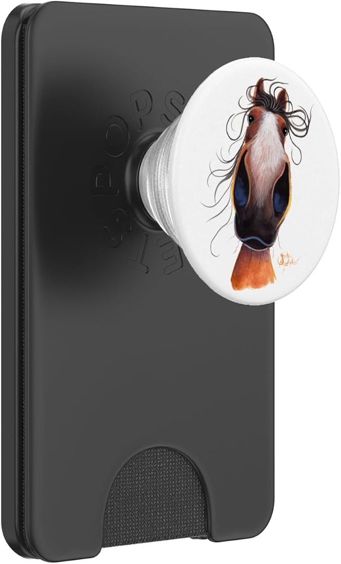 HoRSe PRiNT ANiMaL PRiNT ' FLaSH ' PopSockets PopGrip: Swappable Grip for Phones &amp Tablets PopSockets Adhesive PopGrip