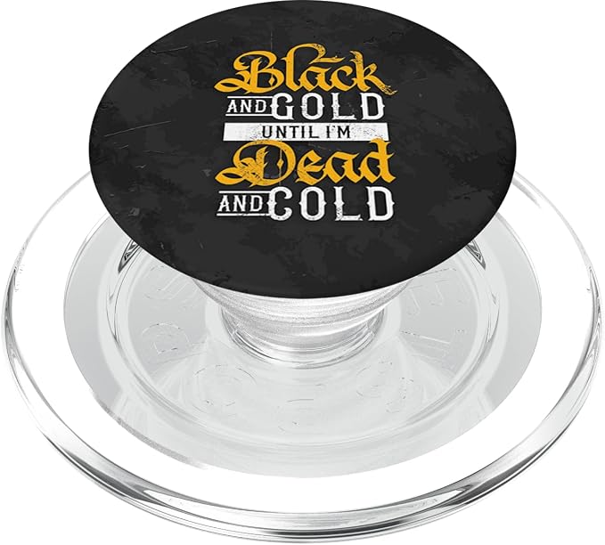 Pittsburgh Ultimate Sports Fan Distressed Lettering PopSockets Adhesive PopGrip