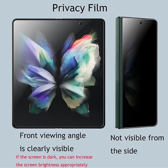 Privacy Screen Protector for iPhone 17 [Anti-Spy] High-sensitivity Soft Hydrogel Film [Not Tempered Glass]