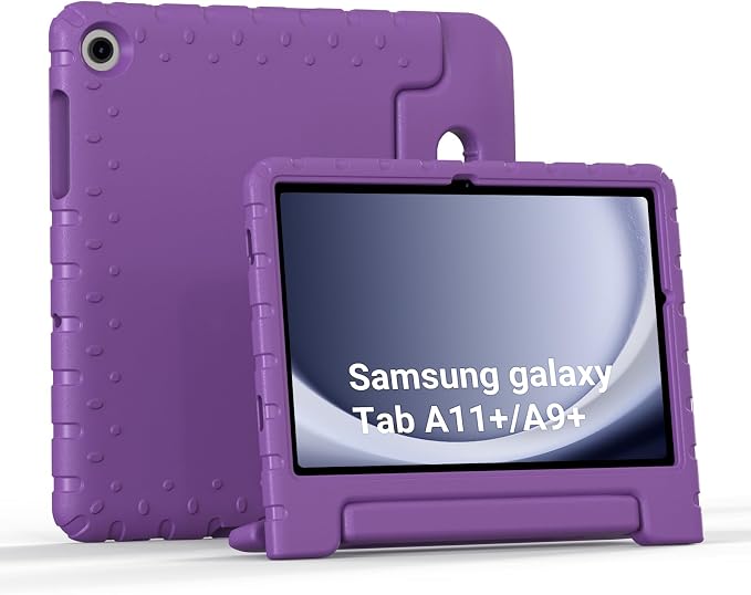 Kids Case for Samsung Galaxy Tab A11+A9+ Shockproof StandBlack | Shockproof EVA MaterialDesigned for Samsung Galaxy Tab A11 Plus 2025/A9 Plus 2023 11 TabletAdjustable handle stand