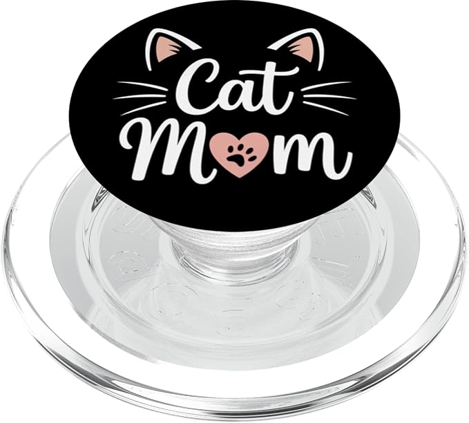 Cat Mom I Love Cat Cat Mom Great Classic Idea For Mom PopSockets PopGrip for MagSafe