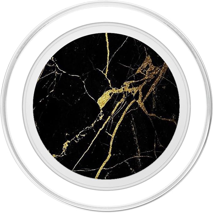 Black Gold-Marble PopSockets Adhesive PopGrip