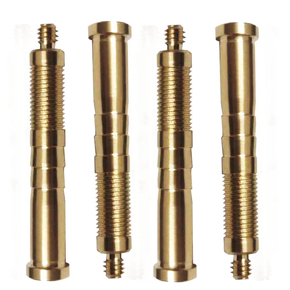 100 Grain Archery Arrow Copper Insert Screw Copper Brass Arrow Inserts Arrowheads Connector,for Diameter.244 Arrow Shaft Archery Accessories(12 PCS)
