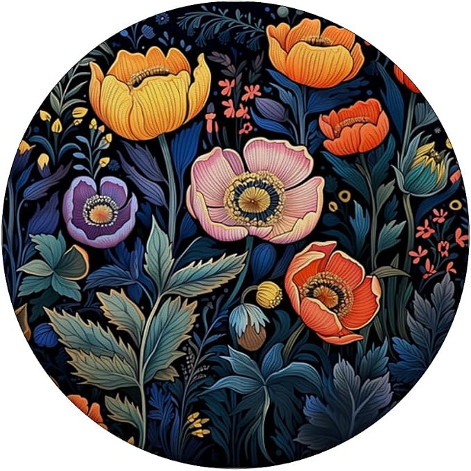 Wildflower Flowers Design Floral PopSockets MagSafe PopGrip for iPhone