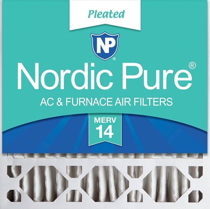 Nordic Pure 20x20x5 Honeywell/Lennox Replacement MERV 14 Air Filter 1 Pack
