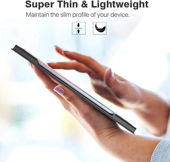 TiMOVO Magnetic Case for Samsung Galaxy Tab S6 Lite 10.4'' Tablet - Black | Strong Magnetically Attached Ultra Slim Lightweight Support Auto Wake/Sleep