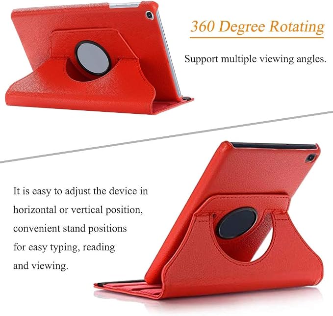 Rotating Case for Galaxy Tab A 8.0 2019 SM-T290/T295 360 Degree Rotating Stand Case Full Protective Cover for Samsung Galaxy Tab A 8.0 Inch 2019 Tablet (Model SM-T290/SM-T295) - Black