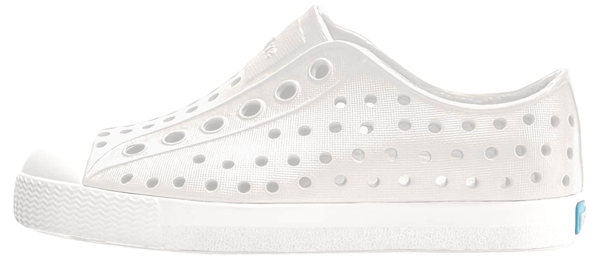 Native Shoes Unisex-Kids Jefferson Sneakers, Shell White/Shell White, 12 Little Kid