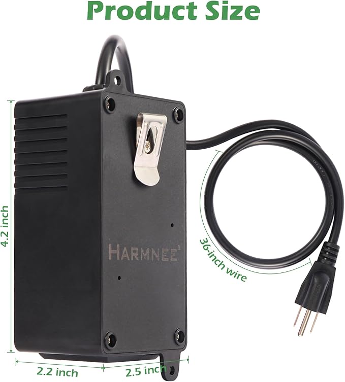 AC Motor Speed Controller 110-120V / 15A Max / 10A Rated Variable Fan Speed Controller AC Electronic Voltage Regulator with Overload Protection Switch & Voltage LED Display Screen