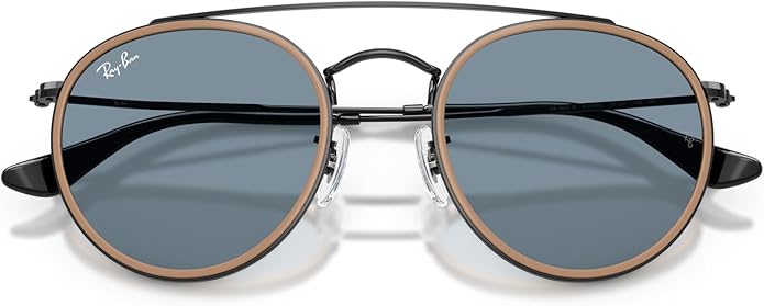 Ray-Ban Unisex Rb3647n Double Bridge Round Sunglasses